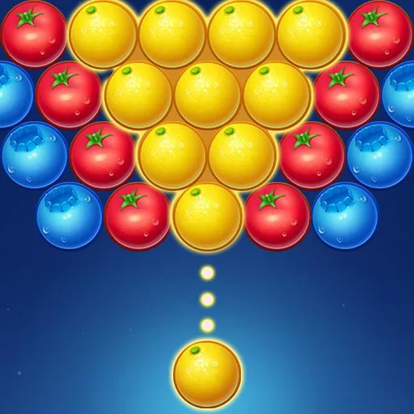 game bắn trứng - Bubble Fruit