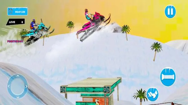 game trượt tuyết - snowboarder